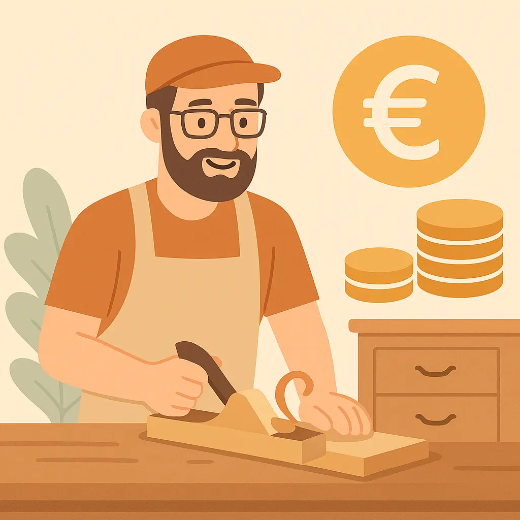 Salaire ébéniste 2025 : de 1600 à 8000€/mois selon l'expertise !