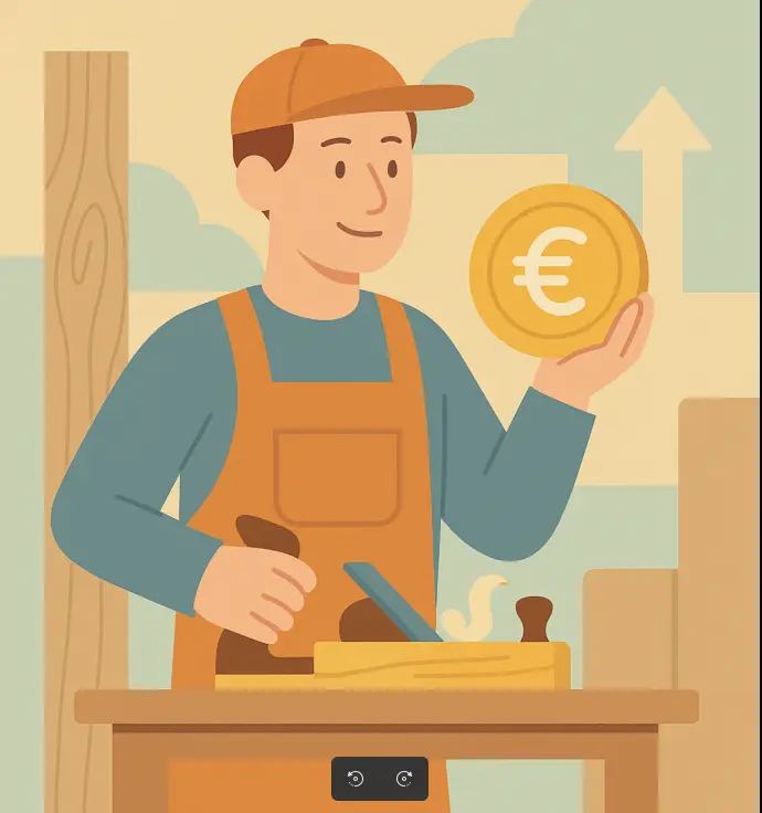 Salaire menuisier 2025