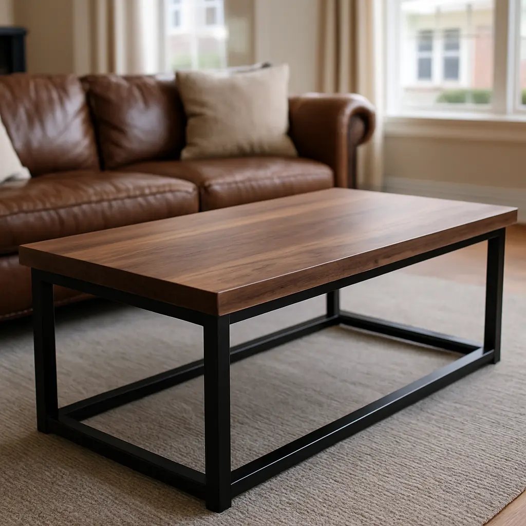 Table basse industrilielle-chic